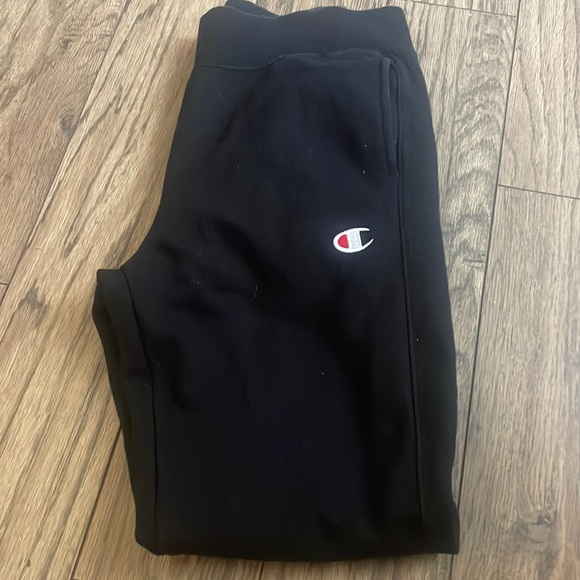 BLACK CHAMPION JOGGERS - Picture 1 of 4